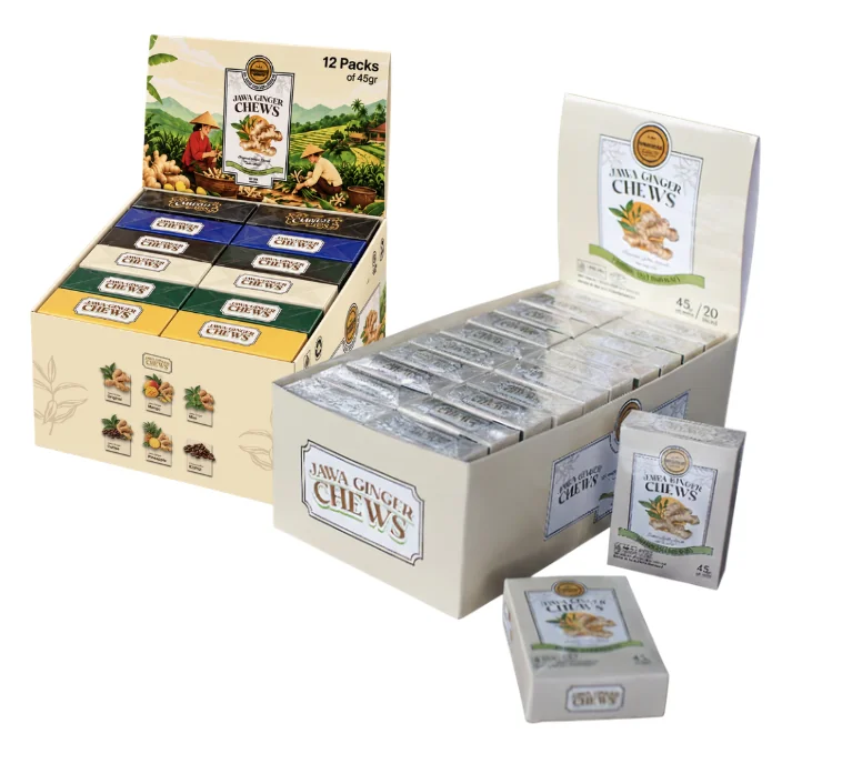 Display packaging examples showing two display sizes from Chewy Factory