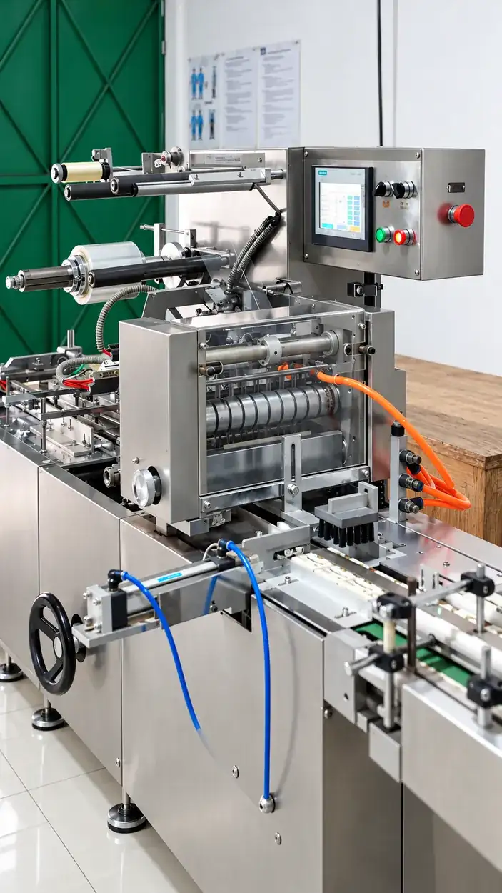 Clean packaging machinery at Chewy Factory